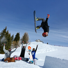Alpe Cimbra - Fondo Piccolo - Mazinga Park - Snowboard | © Arturo Cuel